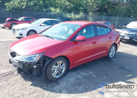 2019 Hyundai Elantra Sel from USA, damaged, VIN 5NPD84LF1KH450277